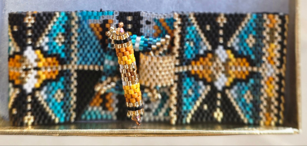 Spinning Wheel - Beaded Bracelet