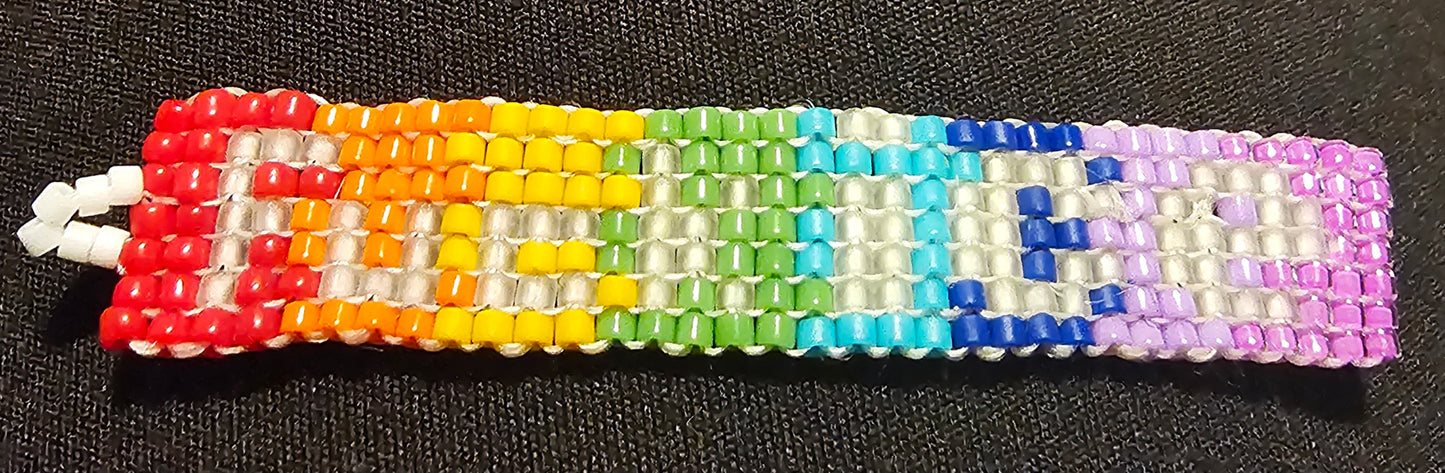 F*ck ICE beaded keychain