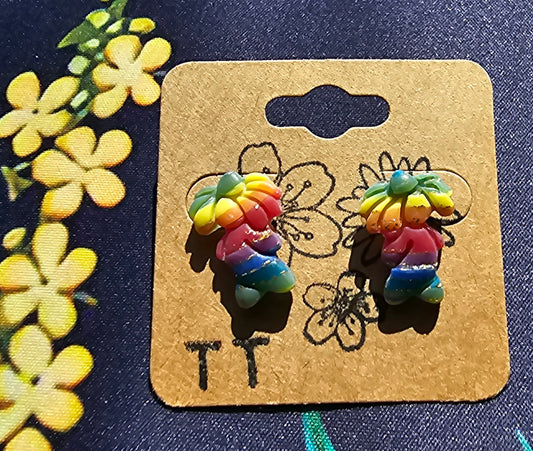 Rainbow studs