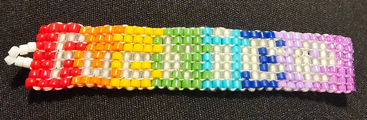 F*ck ICE beaded keychain